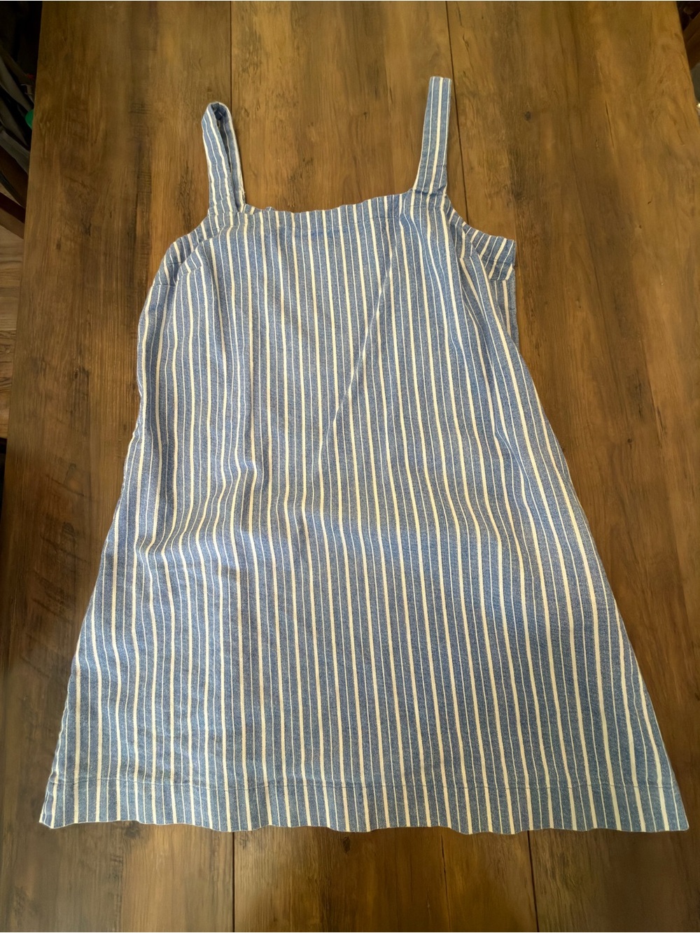 a new day Blue and White Striped Mini Dress